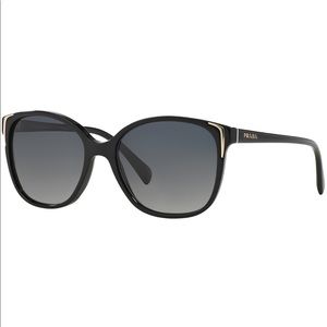 Prada Women’s PR 01OS Polarized Square Sunglasses